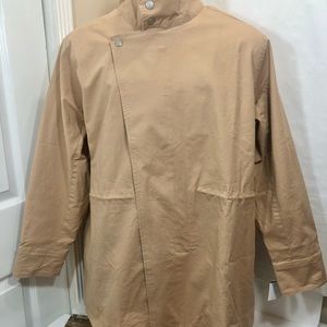 NEW Martha Stewart Women’s Long Sleeve Canvas Front Zippered Anorak Jacket